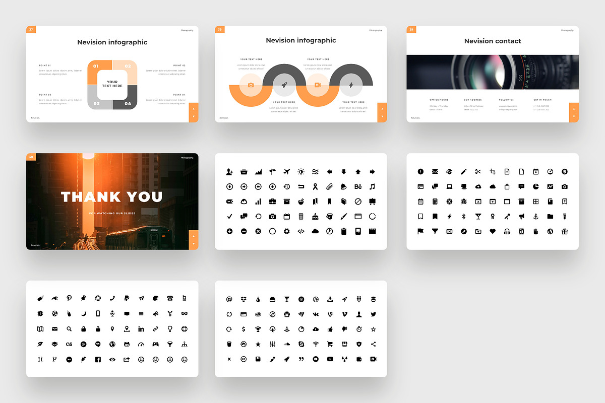 Nevision - Photography PowerPoint, a Presentation Template by BeadyLab (Photo 6 of 6)