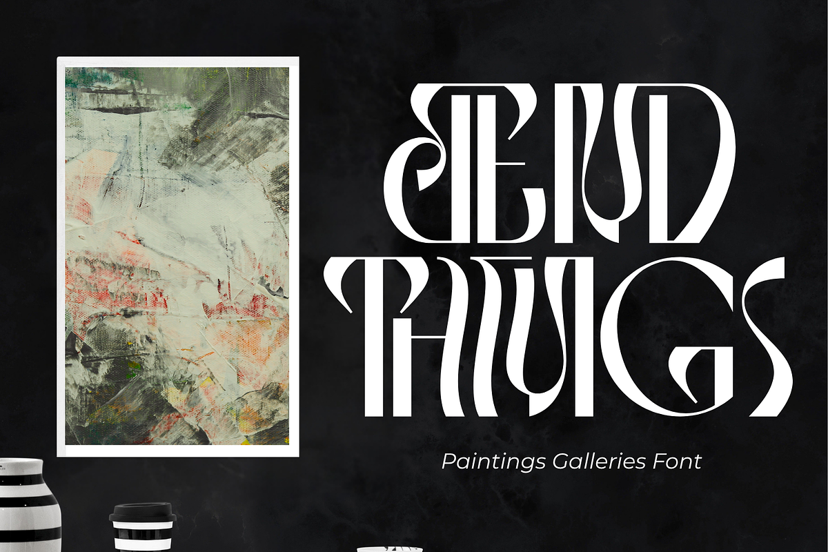 Paintings Galleries Font, a Sans Serif Font by 177Studio (Photo 3 of 8)