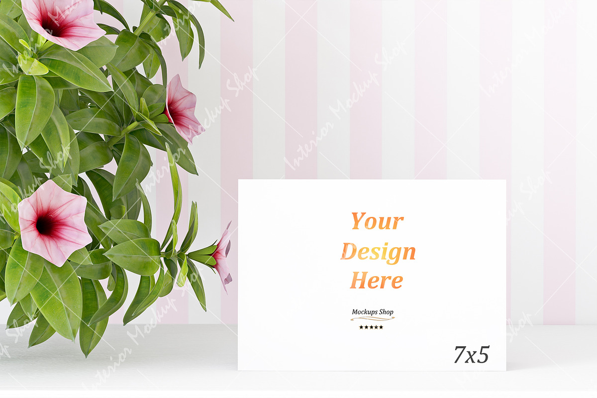 7x5 Card Mockup - 520, a Print Template by Mockup Shop (Photo 1 of 2)