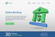 Finance Landing Pages, a Templates & Theme by Odeniz (Thumbnail 28 of 31)