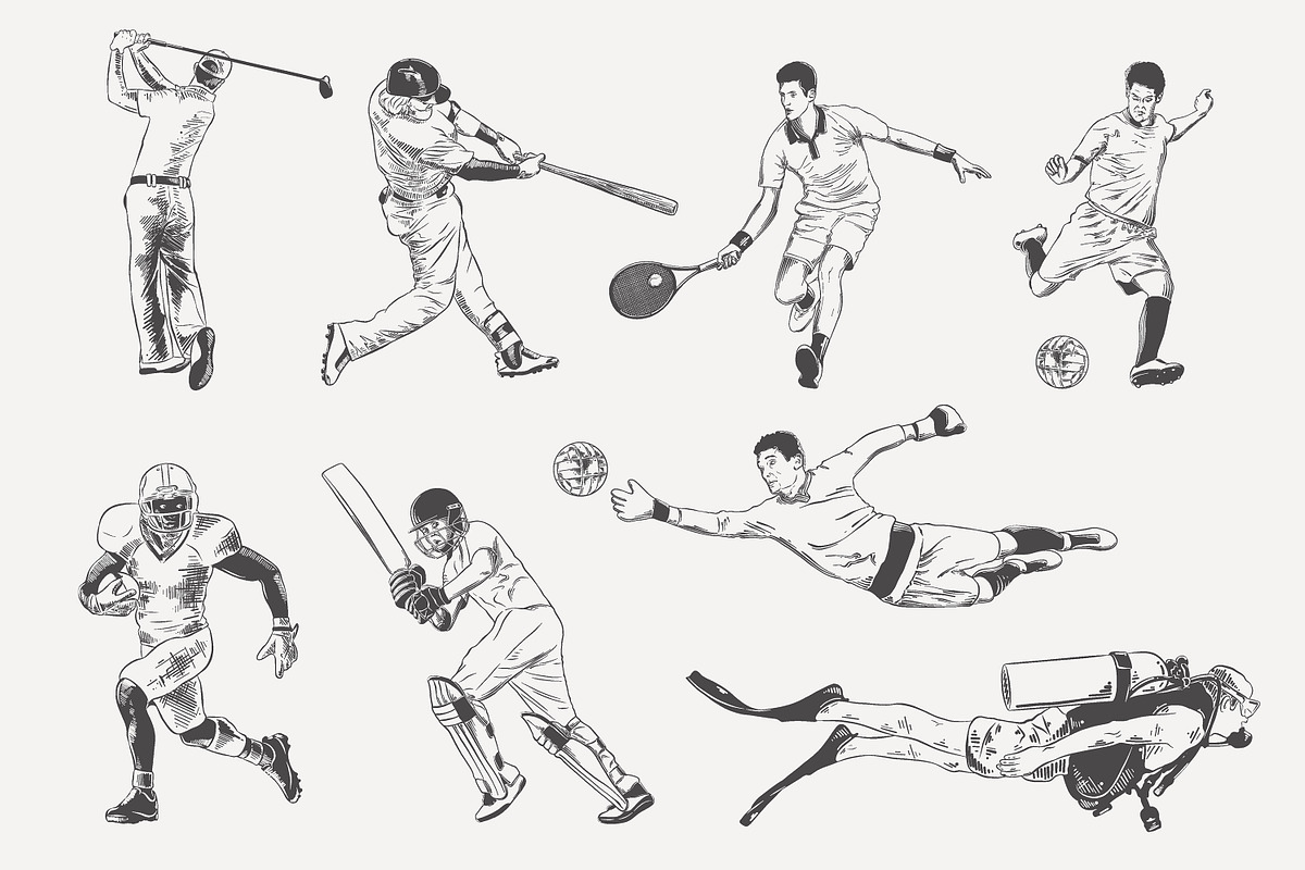Players and spotsmen sketches, a Person Illustration by Akimo Mia (Photo 2 of 4)