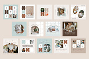 Instagram Template Canva Post Mint, a Social Media Template by Keikoya (Thumbnail 3 of 11)