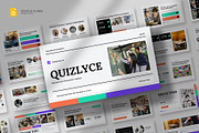 Educational Quiz Google Slides, a Presentation Template by fluffstudio (Thumbnail 1 of 5)