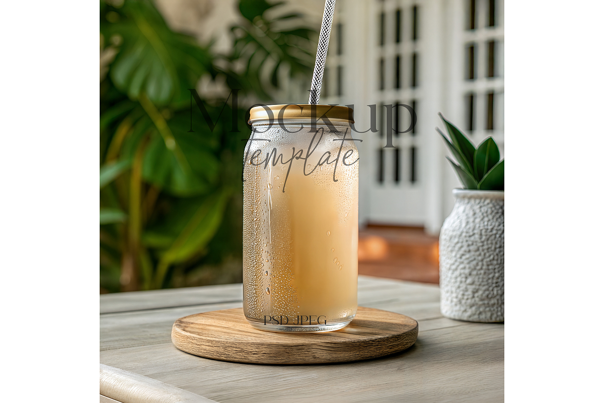 Minimalist Can Glass Mockup Outdoor, a Product Mockup by MockupWizard (Photo 1 of 4)