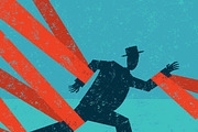 Caught in Red Tape, a Texture Illustration by retrorocket (Thumbnail 2 of 2)