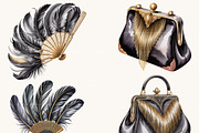 Masquerade Party Clipart Bundle, a Person Illustration by BusyDaydesign (Thumbnail 6 of 9)