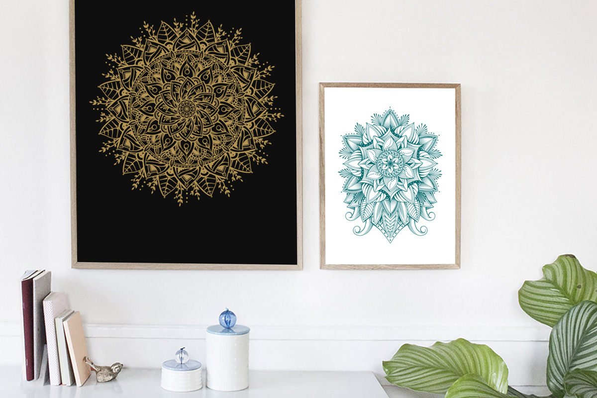 20 Hand-Drawn Style Mandala Set, an Icon by GODZILLARGE (Photo 7 of 7)