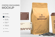 Coffee Packaging Mockup, a Packaging Mockup by graphypix (Thumbnail 2 of 4)