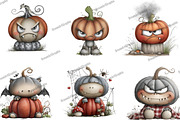 Spooky Pumpkin Halloween Pumpkin, an Illustration by DreamArtGraphic (Thumbnail 2 of 5)
