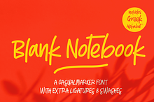 Blank Notebook + Extras