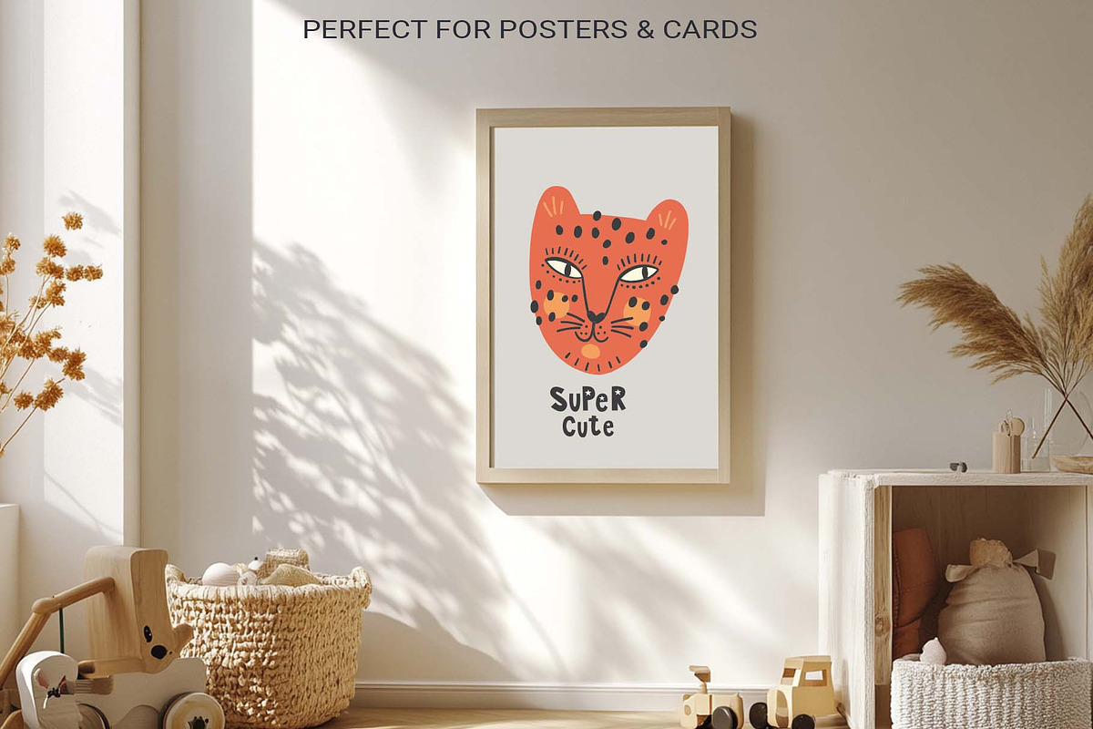Wild Cats Clipart Set, an Animal Illustration by Irina Ostapenko (Photo 6 of 6)
