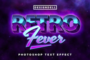 Retro Fever Photoshop Effect, a Layer Style Add-On by Designdell (Thumbnail 1 of 3)