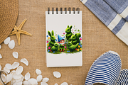 Spring Gnome Garden PNG Clipart Cute, an Object Illustration by KennedyStudio (Thumbnail 4 of 5)