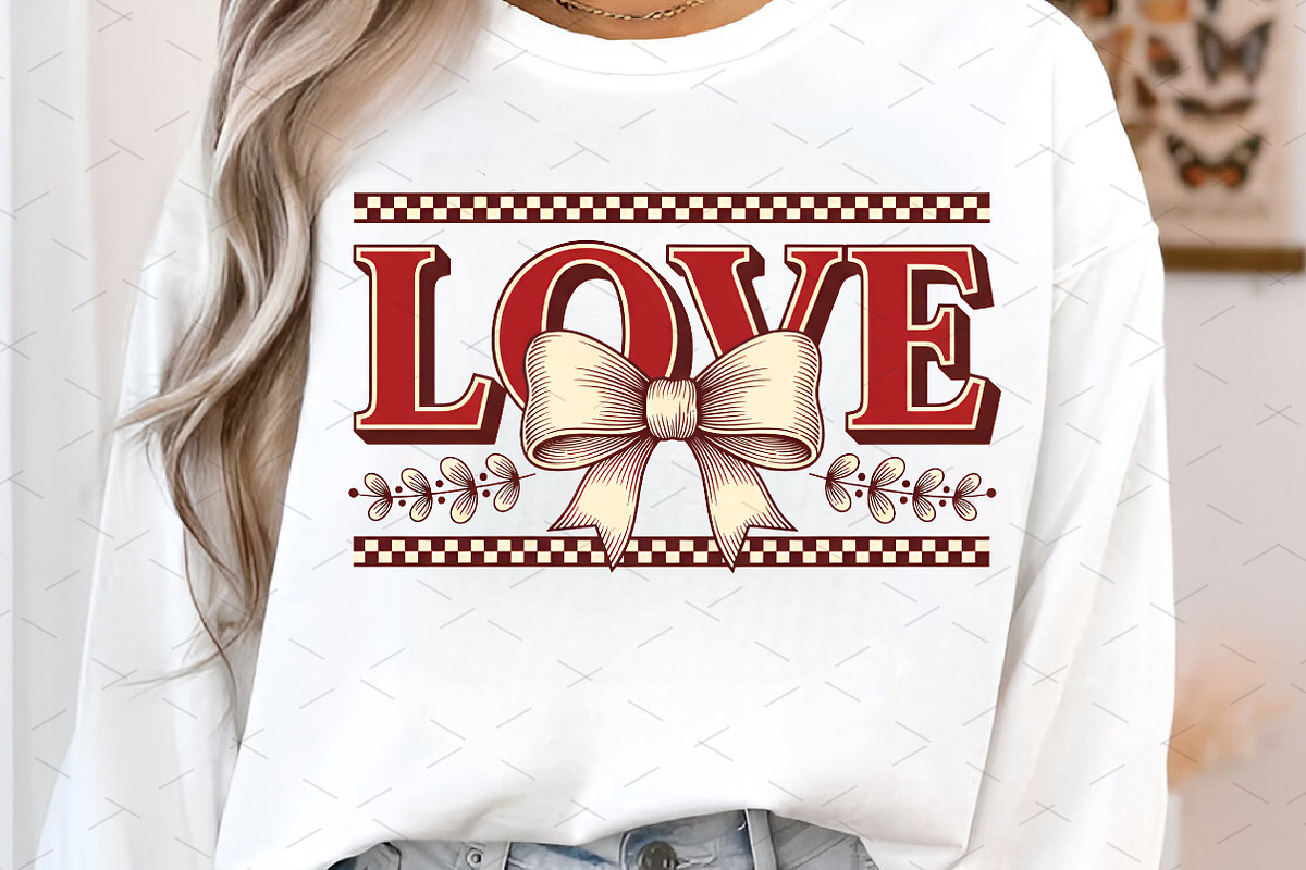 Coquette Valentines Love Design PNG, a Graphic by Libby Wishes (Photo 7 of 7)
