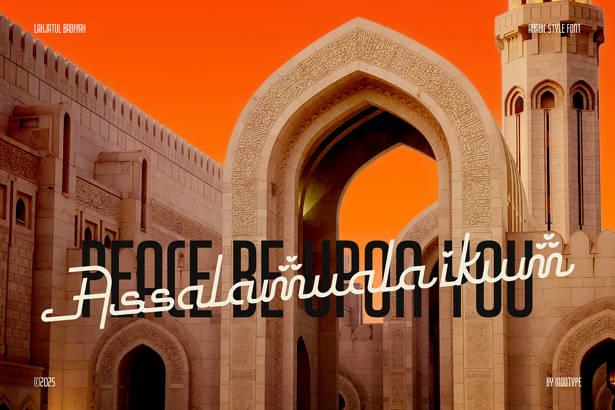 Lahjatul Badiyah - Arabic Display, a Font by Indotype Foundry (Photo 7 of 10)