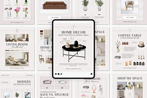 Home Decor LTK Canva Template