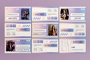 Cream Purple KOL Google Slide, a Presentation Template by graphicook (Thumbnail 3 of 4)