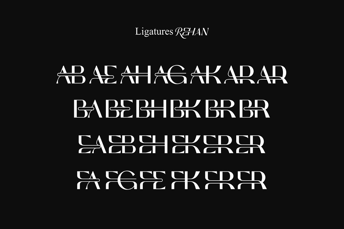 REHAN Elegant Font duo Sans Script, a Script Font by WhymoreArt (Photo 9 of 11)