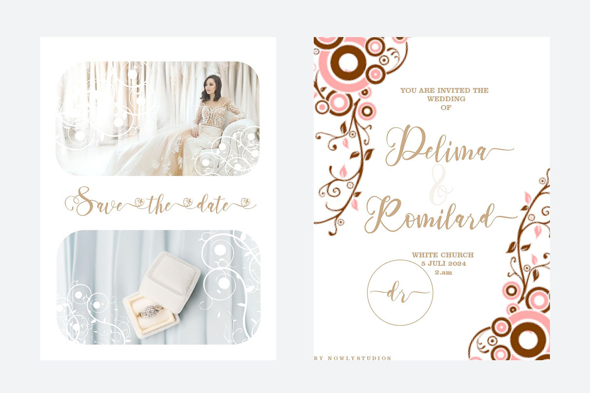 Ellina Love, a Script Font by Nowlystudios (Photo 3 of 6)