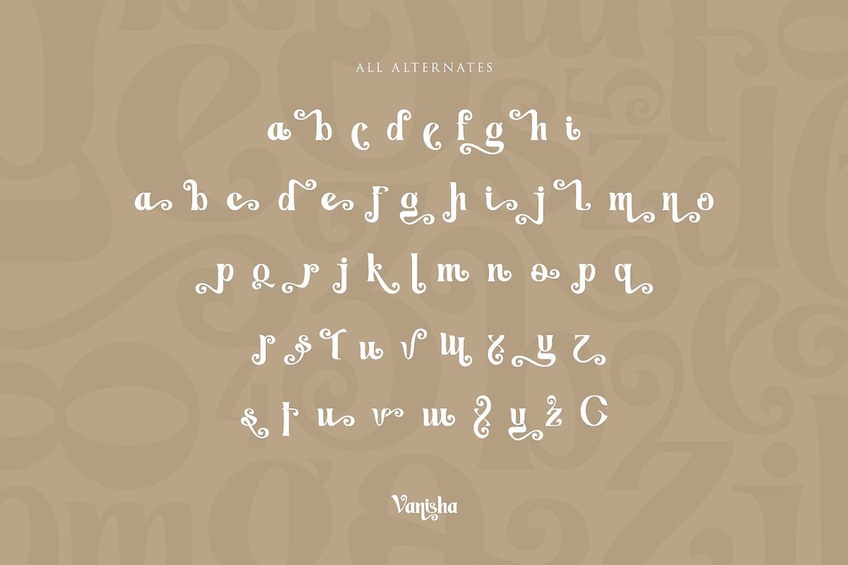 Vanisha - Modern Serif Display, a Serif Font by Koplexs Studio (Photo 11 of 11)