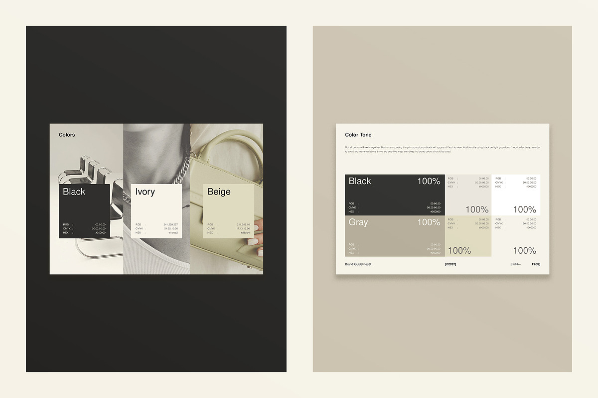 Brand Guidelines Design Template, a Brochure Template by Studio Monova (Photo 12 of 19)