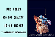 Watercolor Summer Bow Sublimation Cl, an Illustration by SVGArt (Thumbnail 7 of 8)