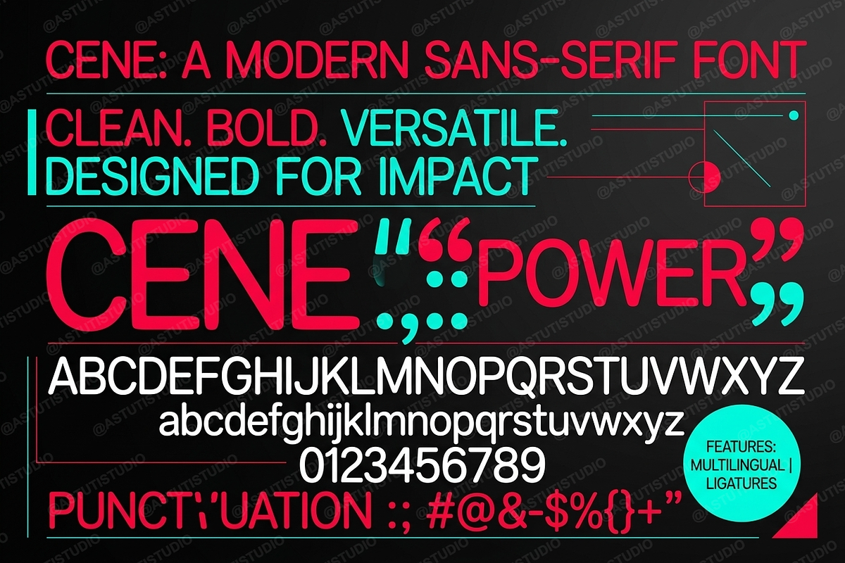 Cene | Modern Luxury Serif, a Serif Font by Astuti Studio (Photo 4 of 25)