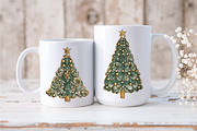 Whimsical Christmas Tree Clipart V.2, a Seasonal Illustration by V Design Creator (Thumbnail 7 of 10)