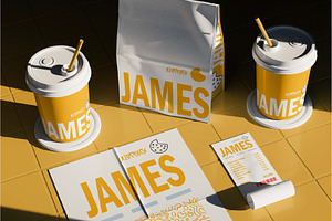 Café Branding Mockup, a Packaging Mockup by Artdez