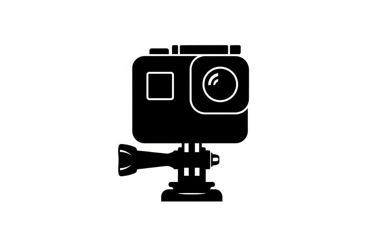 60 Action Camera Silhouette Icon, an Illustration by Artivon (Photo 12 of 61)