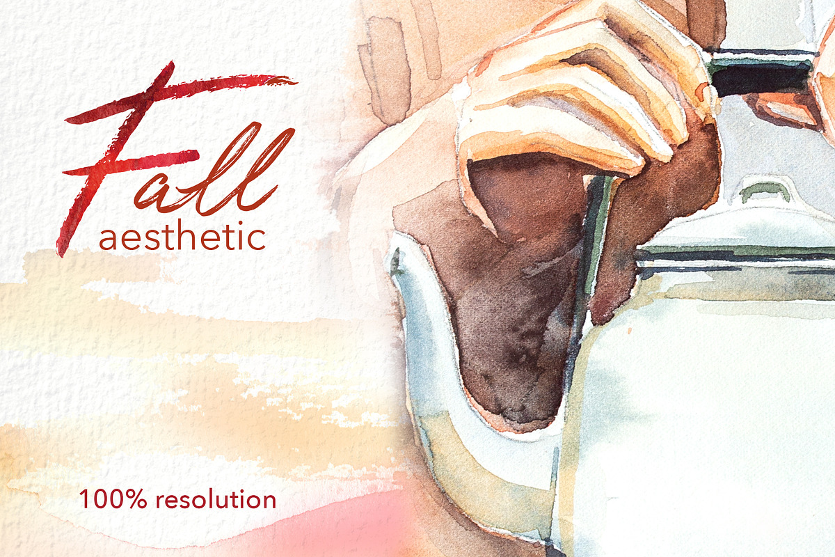 Hand-Painted Fall Aesthetic Clipart, a Seasonal Illustration by ArtCreationsDesign (Photo 14 of 16)