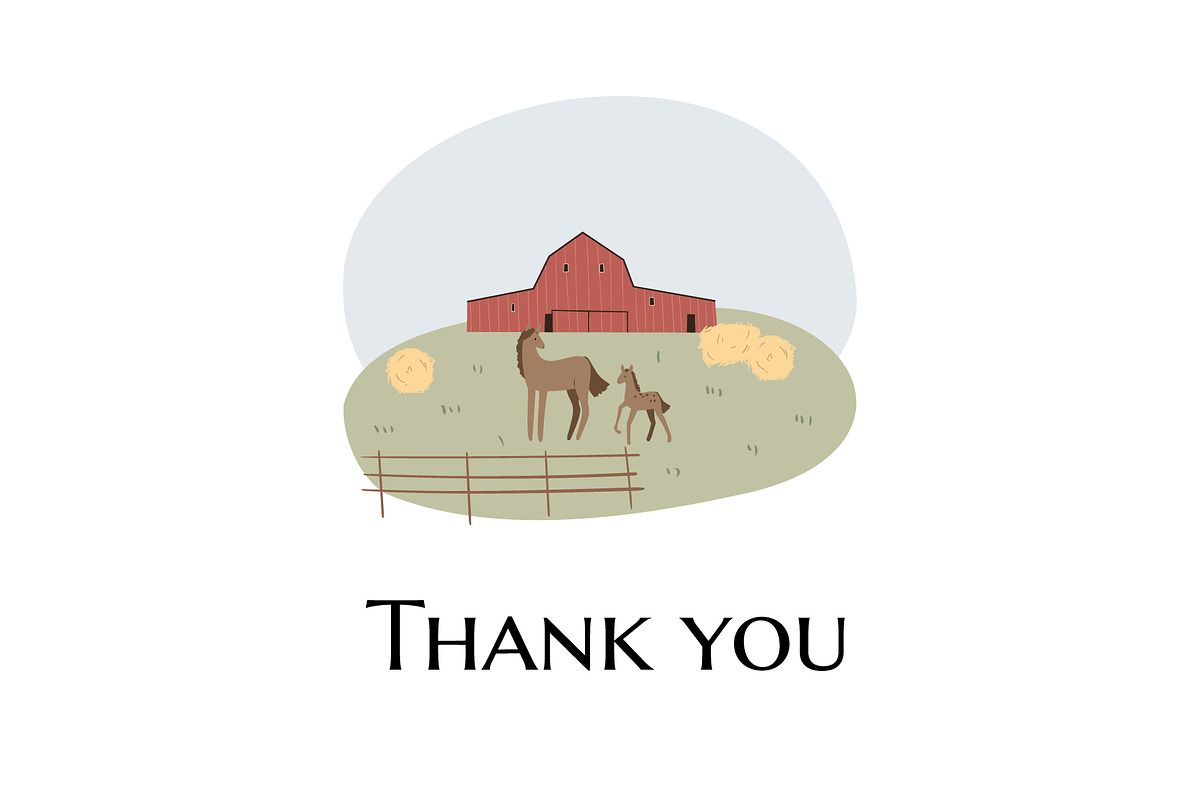 farm life clipart - ai, png, svg, an Animal Illustration by LyubovZaytseva (Photo 19 of 19)