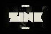 Fat Headline Font, a Sans Serif Font by artyway (Thumbnail 1 of 5)