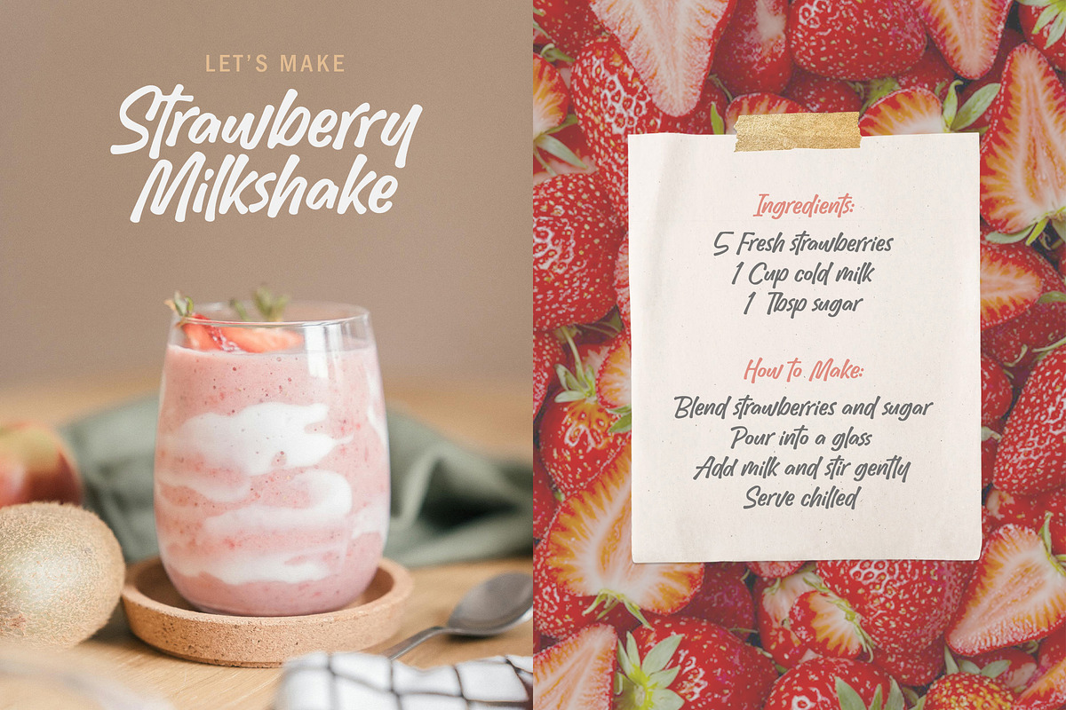 Pinky Vanilla - Handwritten Font, a Font by Subectype Studio (Photo 7 of 10)