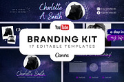 YouTube Branding Kit For Canva, a Social Media Template by OniriqveDesigns (Thumbnail 1 of 10)