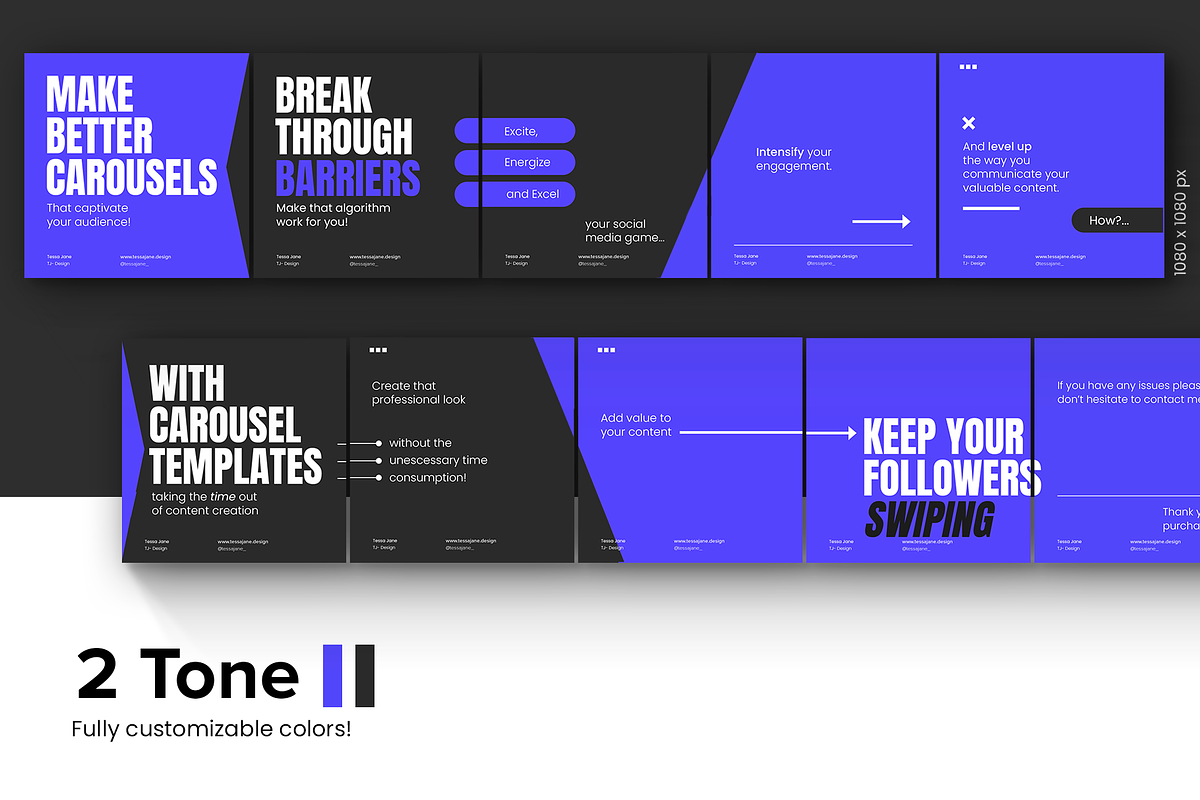 Modern Instagram Carousel, a Social Media Template by Tessa Jane Design (Photo 5 of 6)