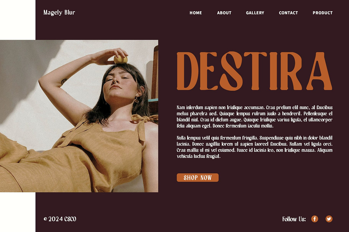 Magely Blur, a Serif Font by Craft Supply Co. (Photo 3 of 8)
