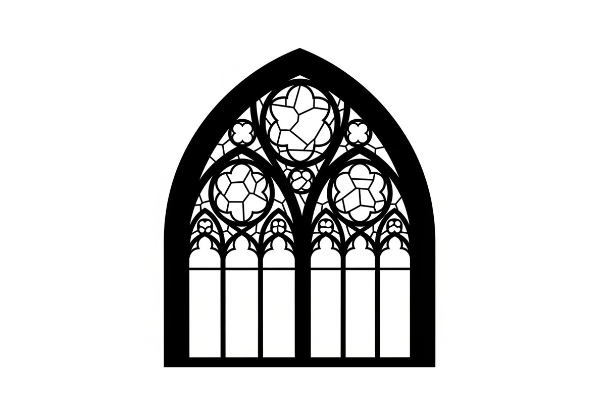 Gothic Church Window Frame Bundle, an Illustration by jahid234 (Photo 5 of 31)