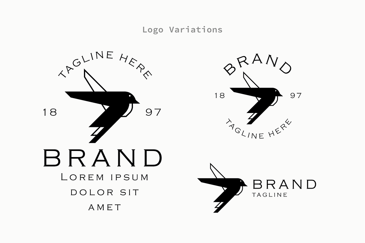 Bird- Premium Logo Template, a Branding & Logo Template by Minimalist Logos (Photo 3 of 7)