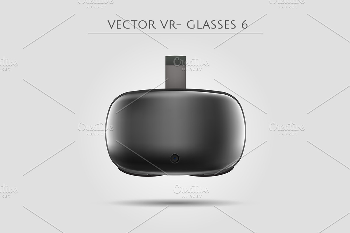 VR virtual reality glasses set, a Technology Illustration by Nikelser (Photo 7 of 9)