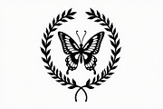 Butterfly Silhouette Vector Bundle, an Illustration by jahid234 (Thumbnail 9 of 9)