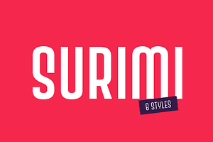 Surimi typeface