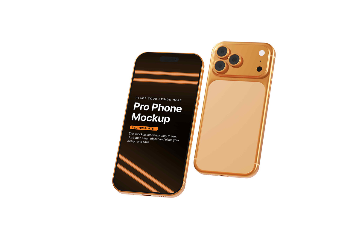 iPhone 17 Pro Mockup - 5 Scenes, an iPhone Mockup by Modern Studio (Photo 3 of 7)