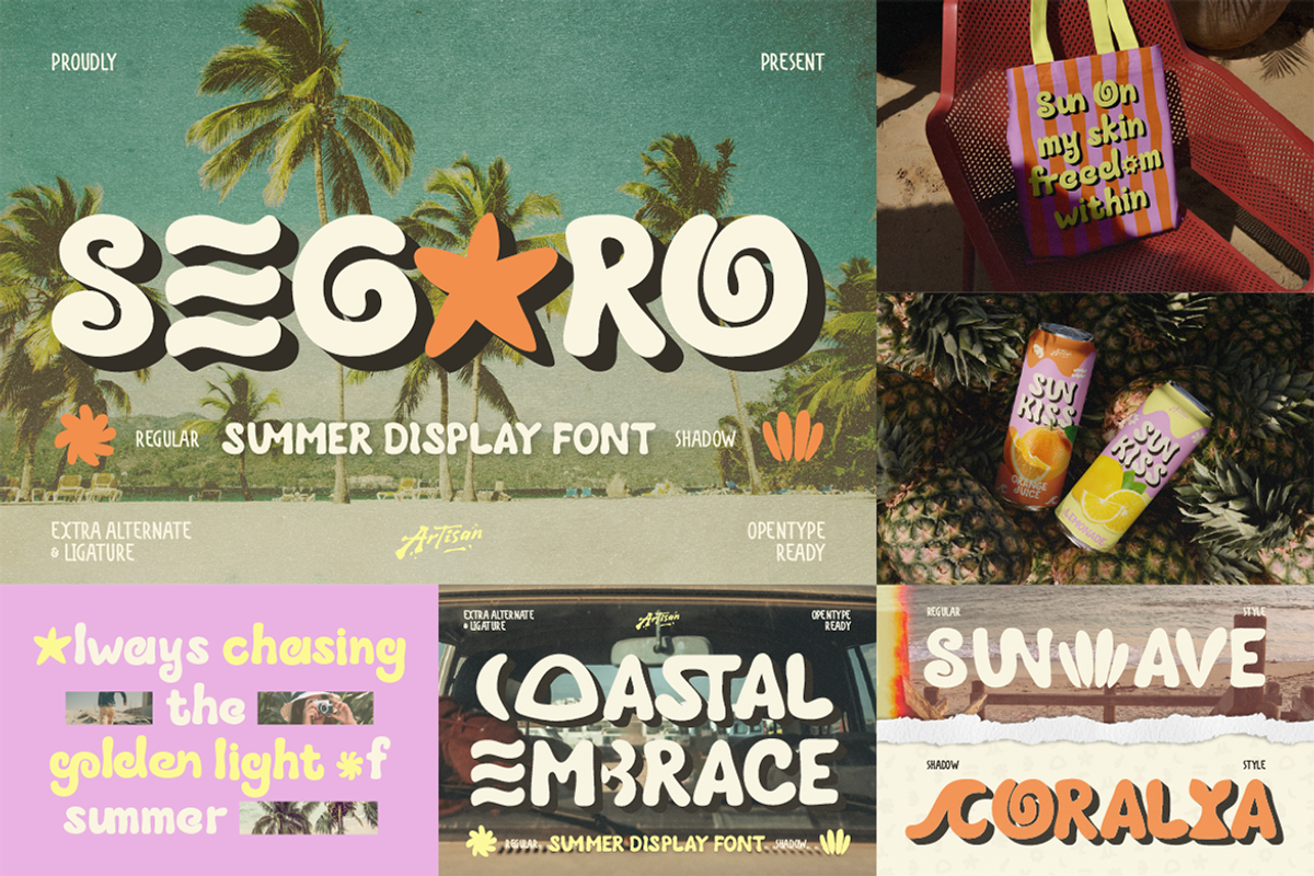 Aloha Summer Font Bundle, a Sans Serif Font by Artisan Themes (Photo 4 of 7)