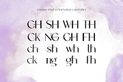 Chicka - Suave Modern Sans Display, a Sans Serif Font by Cloverons (Thumbnail 9 of 14)