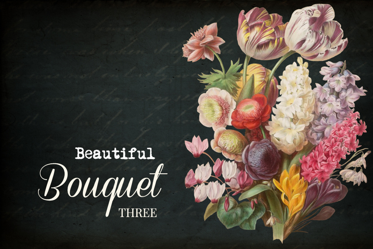 Vintage Bouquet Image 3, a Graphic by Digital Vintage
