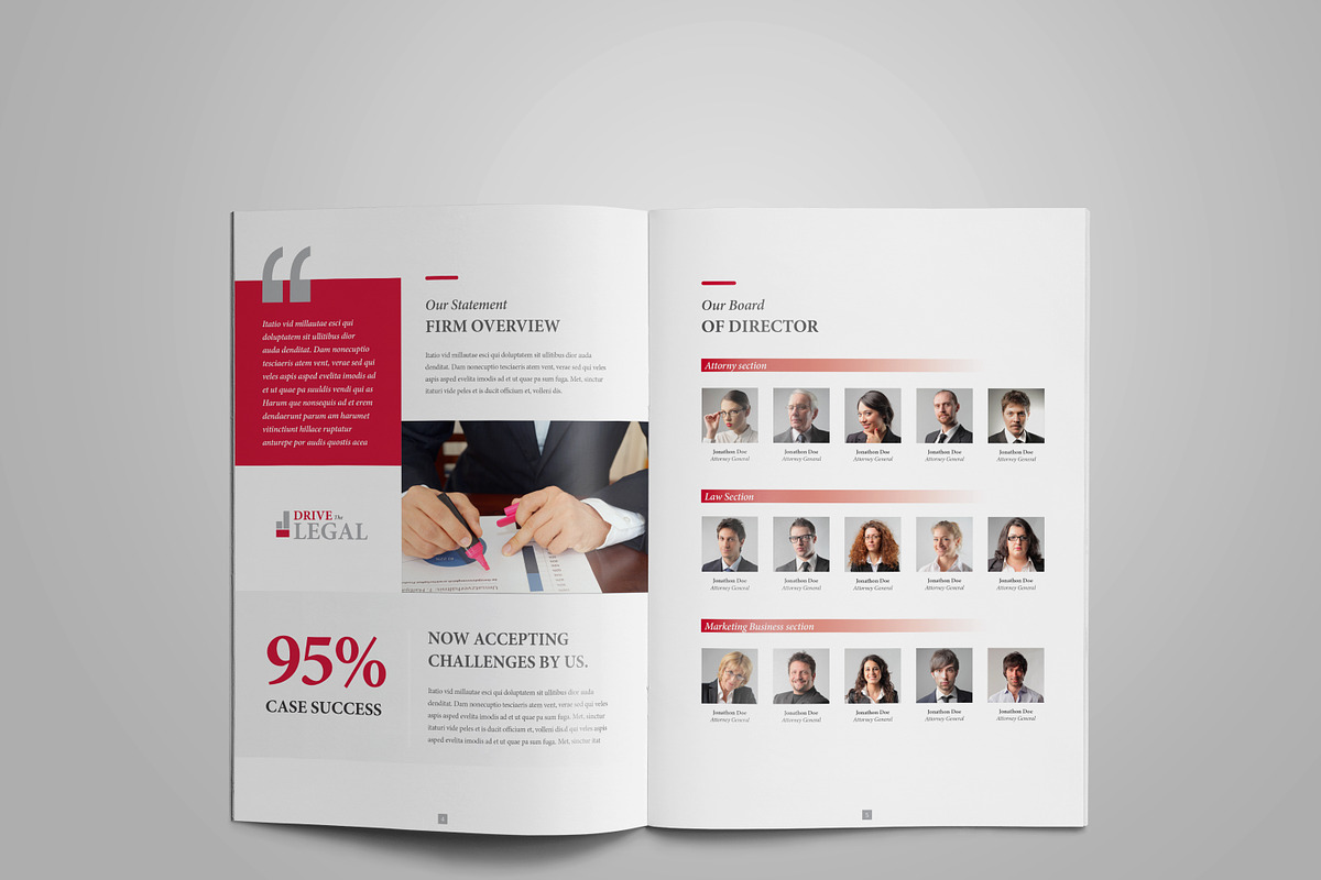 Legal Attorney Law Proposal Design, a Stationery Template by Layout Design (Photo 3 of 9)