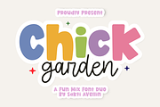 Chick Garden - Fun Mix Font Duo, a Handwritten Font by SaktiAvellin (Thumbnail 1 of 9)