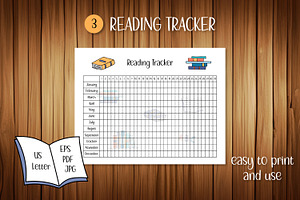 Reading Journal Print Templates