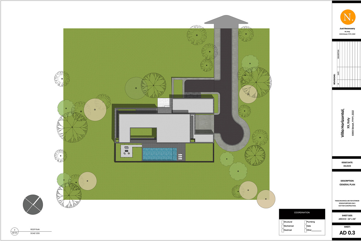 Villa Horizontal 3D, an Architecture 3D Model by Just Necessary (Photo 21 of 21)